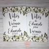 Caderno de Votos para Casamento