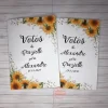 Caderno de Votos Girassol