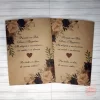Caderno de Votos Rústico Marsala
